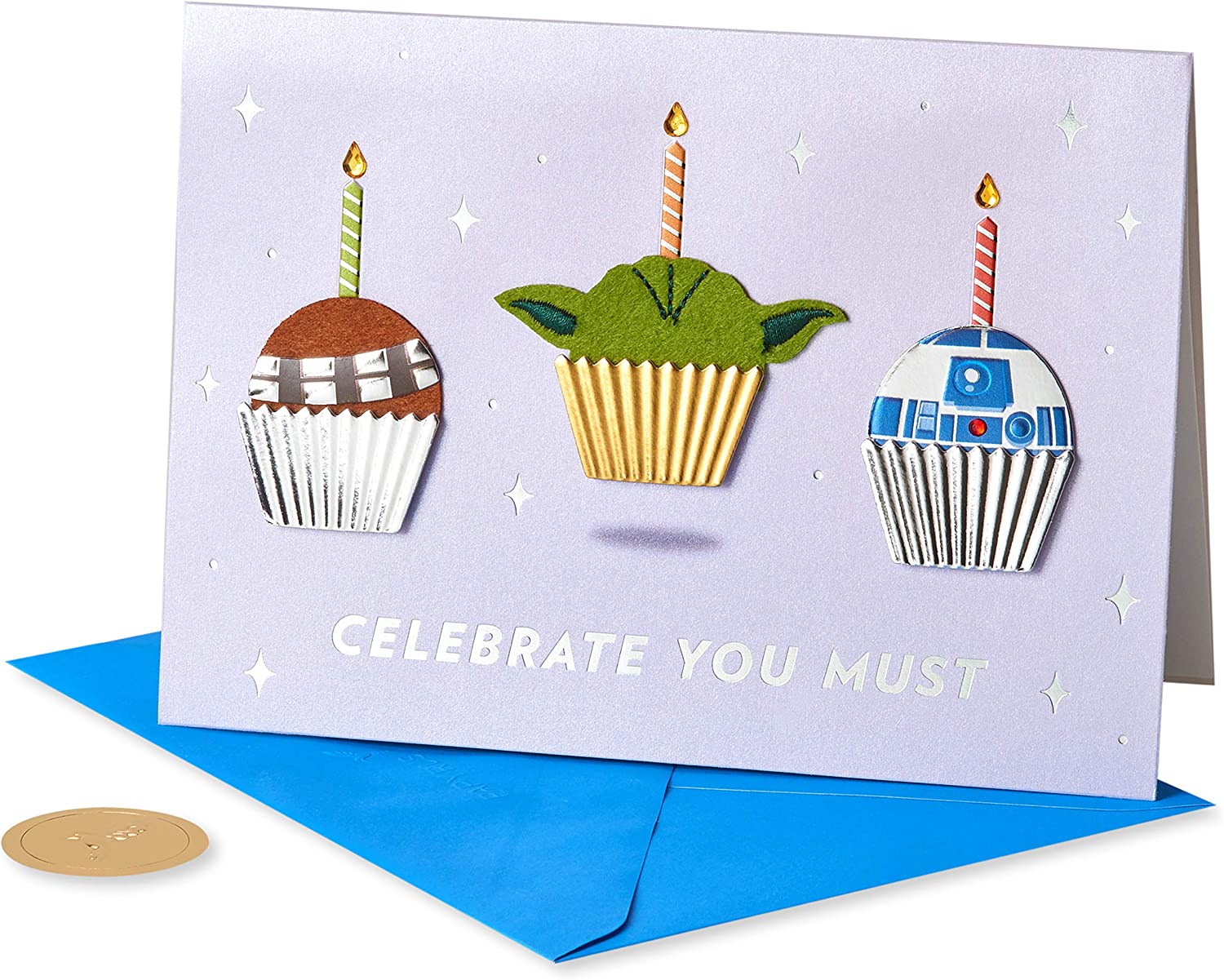 Papyrus Funny Star Wars Birthday Card (Wookie for Happy Birthday) - Image 4
